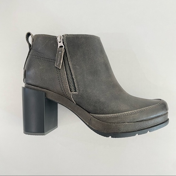 NEW! Sorel Blake Quarry Chunky Heeled Waterproof  Distressed Boots Size 10 - Picture 2 of 13